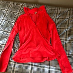 Under Armor half zip dry fit top